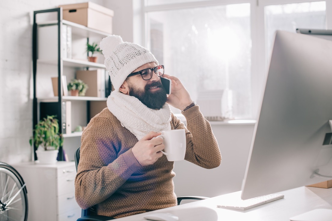 Tips for Staying Warm in the Office