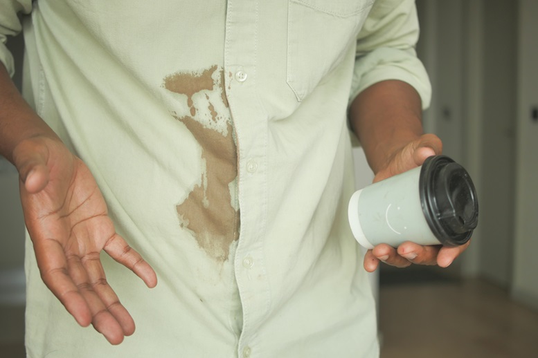 What to Do if You Spill Coffee or Another Beverage on Yourself in the Office